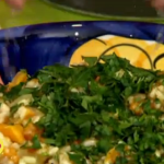 Sally Bee honey-roasted butternut squash risotto recipe on Lorraine