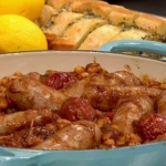 Nadia Sawalha spicy bean and sausage casserole recipe on Lorraine
