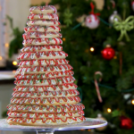 Paul Hollywood  kransekake Scandinavian  cake recipe on The Great British Bake Off Christmas Masterclass