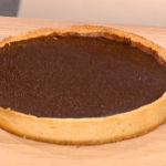 Lorraine Pascale chocolate and orange tart  Christmas recipe on This Morning