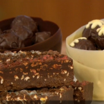 Paul A Young Christmas pudding truffles on Let’s Do Christmas with Gino and Mel