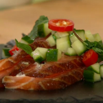 Simon Rimmer treacle cured salmon recipe on Daily Brunch