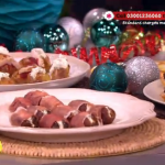 John  Whaite  Road mini spuds, Stuffed dates and Crostini canapes recipe for Christmas on Lorraine