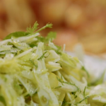 Jamie Oliver lemon Sicilian fennel and mint salad on 15 Minutes Meals