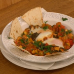 Gino Mexican huevos ranchero eggs pick me up brunch recipe for lunch on Let’s Do Christmas