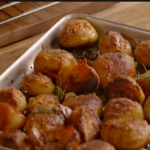 Jamie Oliver perfect roast potatoes recipe on Jamie’s Cracking Christmas