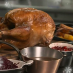 Raymond Blanc roast turkey with orange sauce recipe on Christmas Kitchen with James Martin
