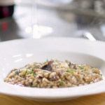 Tom Kerridge beef and blue cheese risotto recipe on Food and Drink