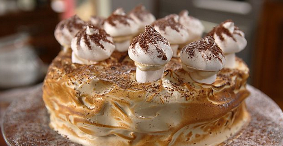 James Martin instant coffee meringue gâteau with ...