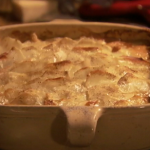 Two Greedy Italians potato and cabbage bake recipe on Saturday Kitchen