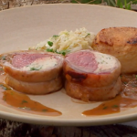 Brian Turner Lamb cutlets with lamb best end  recipe A Taste of Britain