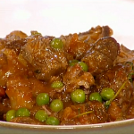 Gino’s  one pot lamb stew with peas and thyme recipe on This Morning