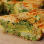 Gino and Davina vegetable and Italian cheese frittata recipe on This Morning