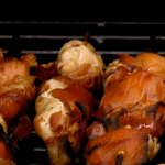 Phil Vickery BBQ Chicken wings and air dried ham skewers with peanut dipping sauce recipe on This Morning