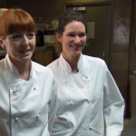 Novikov Restaurant plays host to Celebrity Masterchef 2015 as Tish and Yvette try to impress in the kitchen
