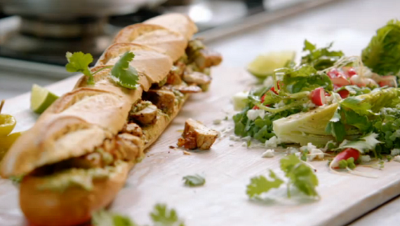 Jamie Oliver Mexican club sandwich with chicken and guacamole recipe on  Jamie's 15 Minutes Meals – The Talent Zone