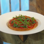 James Martin Sun-dried tomato with pesto puff pastry tarts recipe on Saturday Kitchen