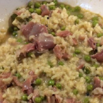 Nigel Barden risotto with peas recipe on Radio 2 Drivetime