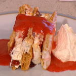 Phil Vickery ultimate strawberry mille feuille dessert recipe on This Morning