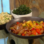 James Martin Sweet and sour pork with egg fried rice recipe on Saturday Kitchen