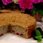 John Whaite blackberry and ginger crumble cake recipe on Lorraine