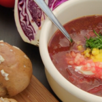 Borscht beetroot soup recipe on The Hairy Bikers’ Northern Exposure