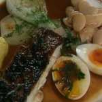 Rick Stein grilled cod with aioli and butter beans recipe on Saturday Kitchen