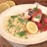 James Tanner quick fish with couscous recipe on Lorraine