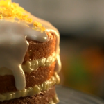 Mary Berry four tier whole lemon cake recipe on Best Bakes Ever