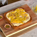 Internet sensation chef Donal Skehan coconut and mango passion fruit cake recipe on This Morning