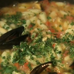 Antonio Carluccio tagliatelle pasta with mussels recipe on Saturday Kitchen