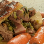 Brian Turner ox-tongue with chicken and ham pie recipe on My Life On a Plate
