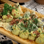 Pierogi Polish dumplings on Len and Ainsley’s Big Food Adventure