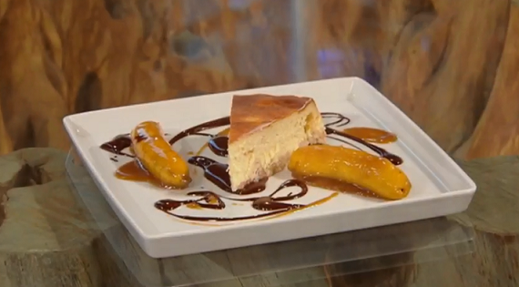 James Martin American cheesecake with vanilla and bourbon ...