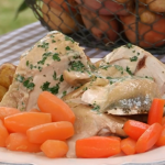 Brian Turner poached chicken with parsley sauce recipe on My Life on a Plate
