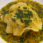 Marcus Wareing lobster and salmon ravioli with lobster sauce recipe on MasterChef: The Professionals
