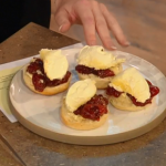 James Martin Scottish scones with strawberry jam recipe on Saturday Kitchen