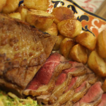 James Martin Christmas roast beef lunch recipe on Home Comforts at Christmas