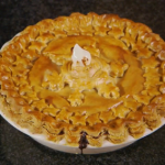 Paul Hollywood leftover turkey with ham and leeks pie recipe on The Great British Bake Off Christmas Masterclass