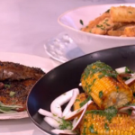 Fafa’s spicy pork ribs with corn on the cob recipe on This Morning