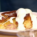 Simon Rimmer Strawberry Bread and Butter Pudding recipe on Sunday Brunch