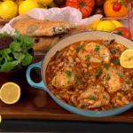John Whaite chicken and Tuscan beans recipe on Lorraine
