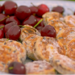 Welsh cakes with whiskey, sour cherries and orange recipe on the Hairy Bikers – Chicken and Egg