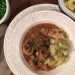 Dean Edwards meatballs with potatoes and onion gravy recipe on Lorraine