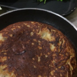 Nigel Barden Aubergine with Honey and Blue Cheese Tortilla recipe on Radio 2 Drivetime