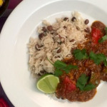 Dean Edwards Caribbean sweet potato and pepper curry recipe on Lorraine