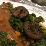 Nigel Barden Chorizo Sausage with kale and pickled Walnuts Bake recipe on Radio 2 Drivetime