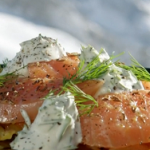 Phil’s salmon rosti with caraway and vodka recipe on This Morning 