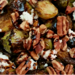 John Whaite’s roast Brussels sprouts with goats cheese and pomegranate molasses recipe on Lorraine