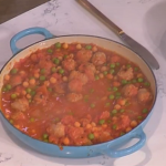 Phil Vickery sausage casserole with chickpeas recipe on This Morning